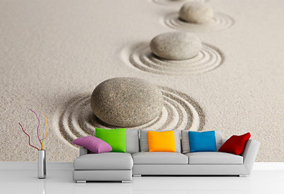 Feng shui fototapeta Pebbles 